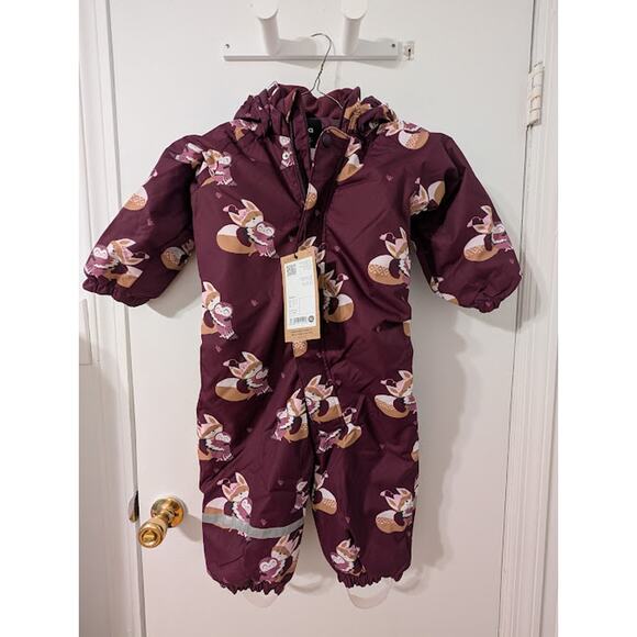 Reima Tuohi Toddler Reimatec Waterproof Snowsuit in Deep Purple - Picture 1 of 7